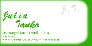 julia tanko business card